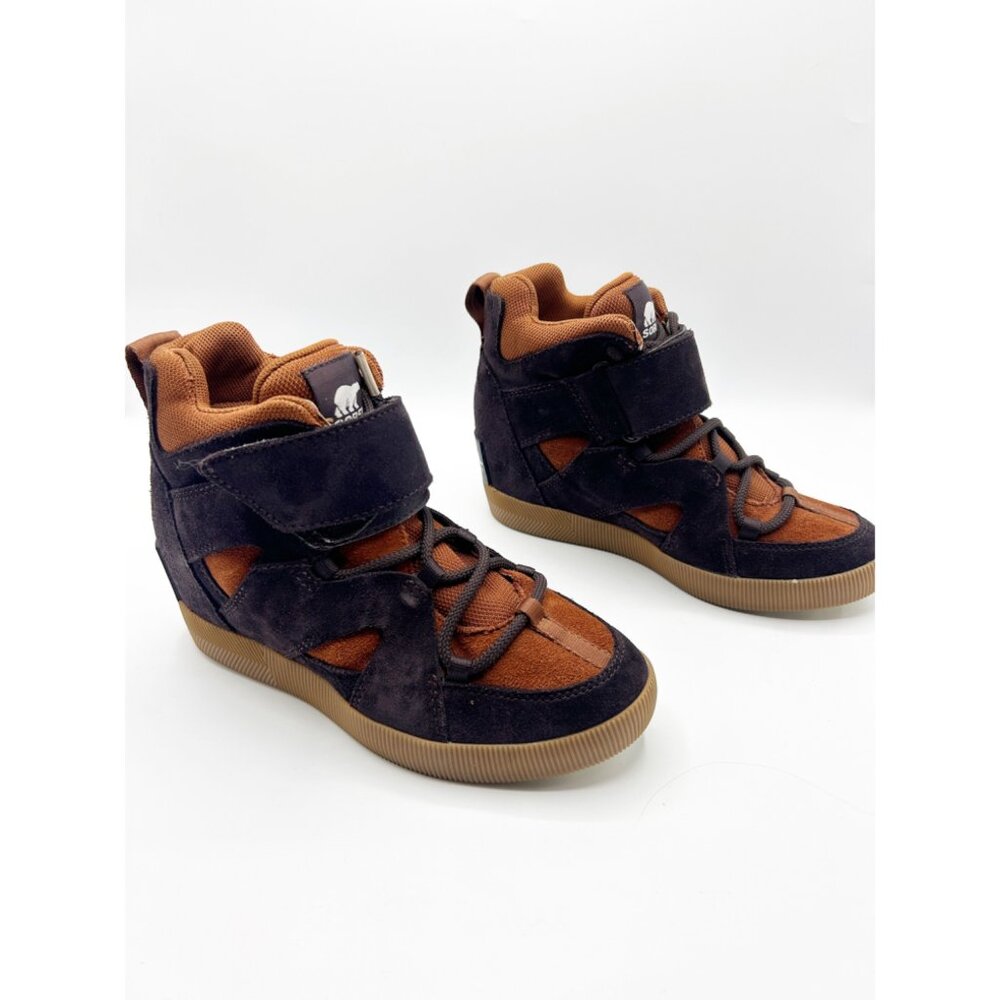 NWT Sorel Wedge Lace up Sneaker Boots Size 5.5